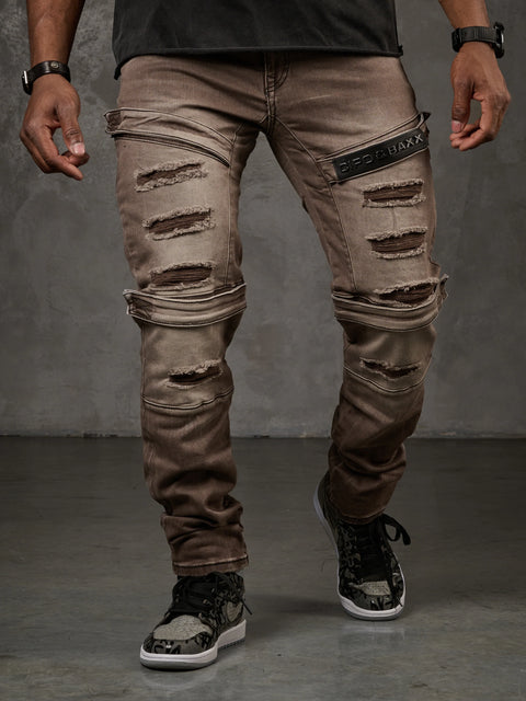 CD555 Slim Cut Basic Men's Jean Trousers