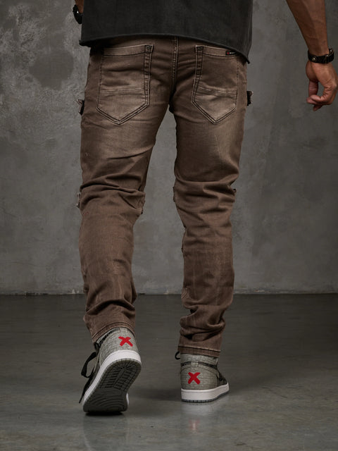 CD555 Slim Cut Basic Men's Jean Trousers