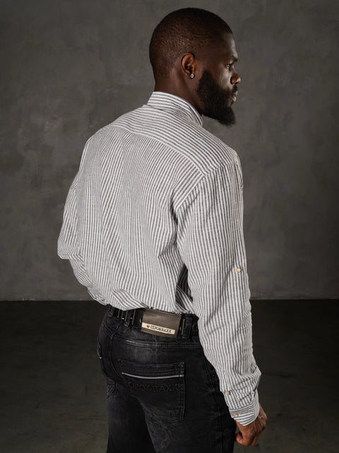 CH194 Striped Linen Shirt