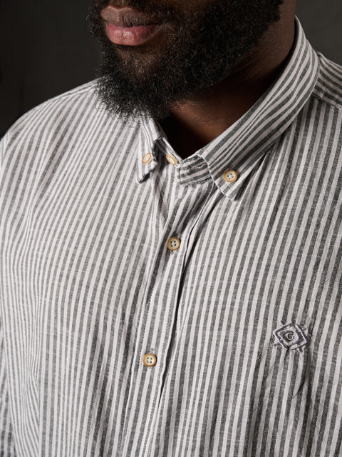 CH194 Striped Linen Shirt
