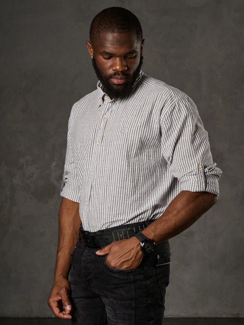 CH194 Striped Linen Shirt