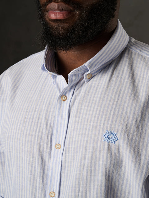 CH194 Striped Linen Shirt