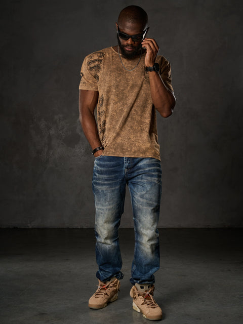CD328 Washed Regular Fit Men's Jeans