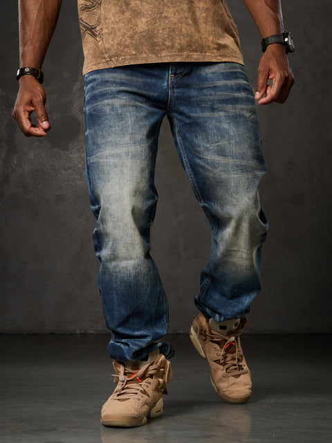 CD328 Washed Regular Fit Men's Jeans