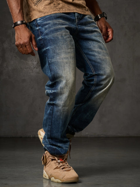 CD328 Washed Regular Fit Men's Jeans
