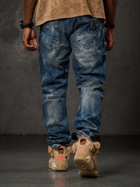 CD328 Washed Regular Fit Men's Jeans