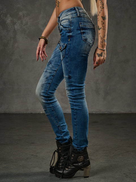 WD168 Women Comfortable Jeans With Great Age