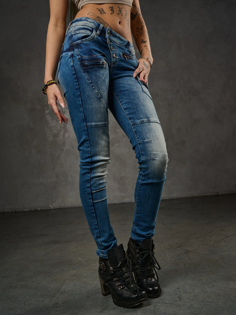 WD168 Women Comfortable Jeans With Great Age