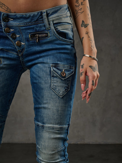 WD168 Women Comfortable Jeans With Great Age