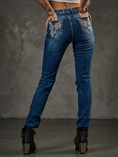 WD402 WOMEN JEANS