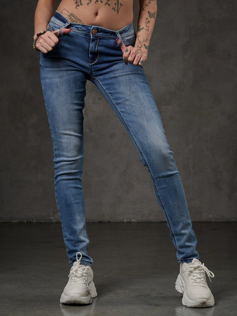 WD344 Women's Slim Fit Basic Jean