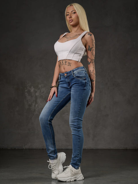 WD344 Women's Slim Fit Basic Jean