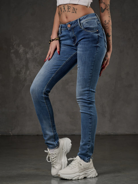 WD344 Women's Slim Fit Basic Jean