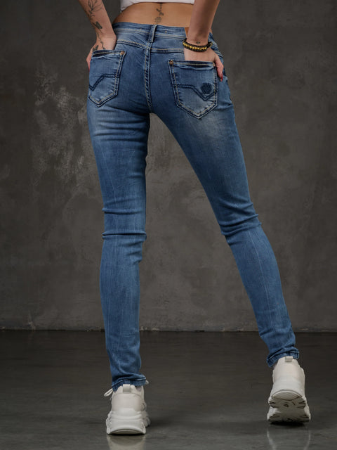 WD344 Women's Slim Fit Basic Jean