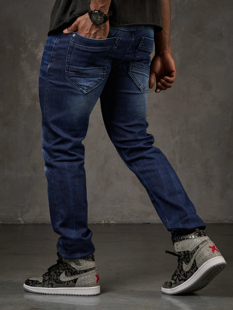 CD806 Basic Men's Jean Trousers