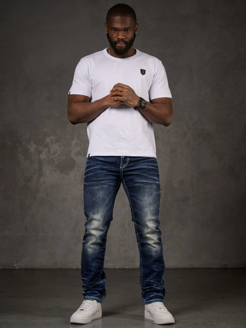 CD314 Men's Relaxed Fit Cut Jeans