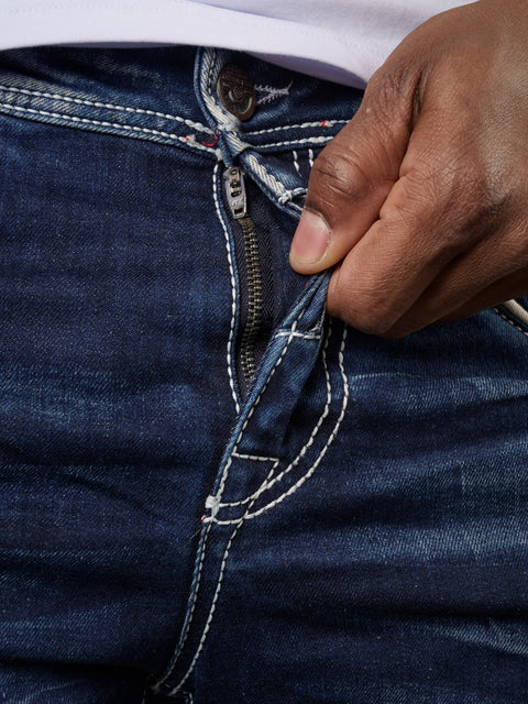 CD314 Men's Relaxed Fit Cut Jeans