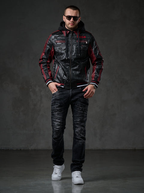 CJ284 Men's Hooded Jacket