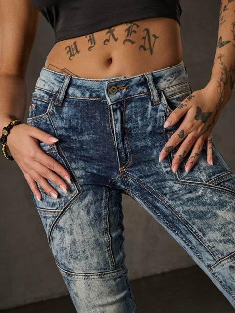 WD539 WOMEN'S JEANS