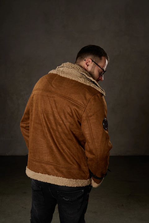 CJ286 Furry Suede Jacket