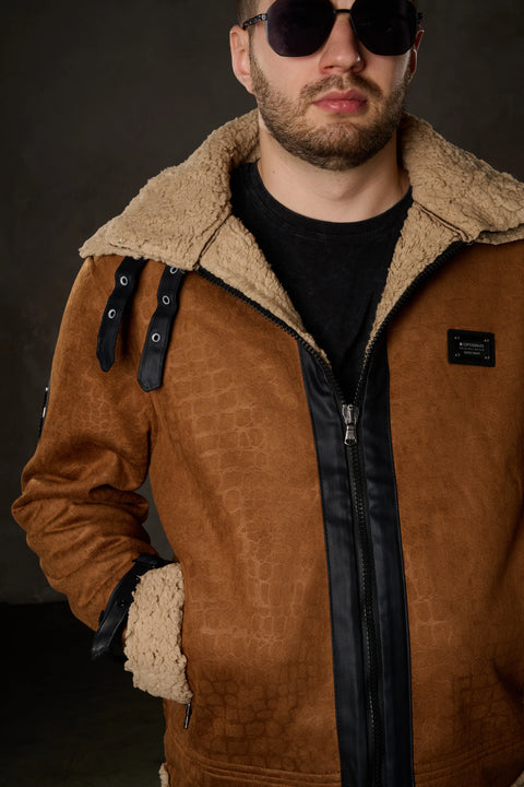 CJ286 Furry Suede Jacket
