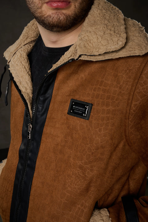 CJ286 Furry Suede Jacket