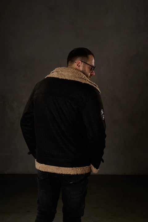 CJ286 Furry Suede Jacket