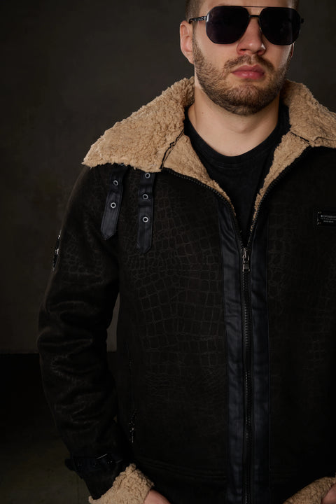 CJ286 Furry Suede Jacket