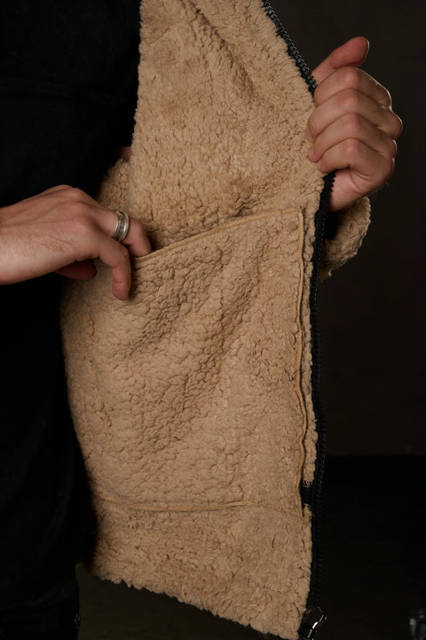CJ286 Furry Suede Jacket