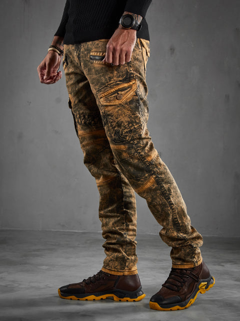 CD780 Biker Style Men's Cargo Pants
