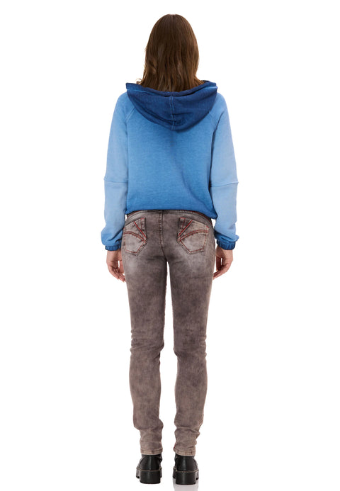 WL373 Women’s Hoodie – Half‑Zip Design