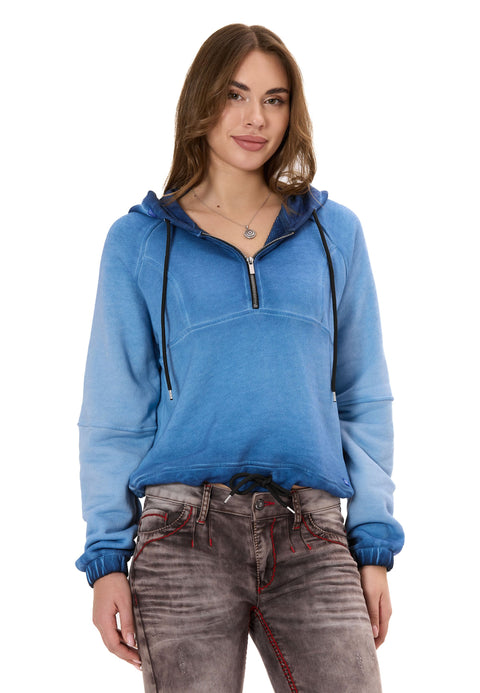 WL373 Women’s Hoodie – Half‑Zip Design