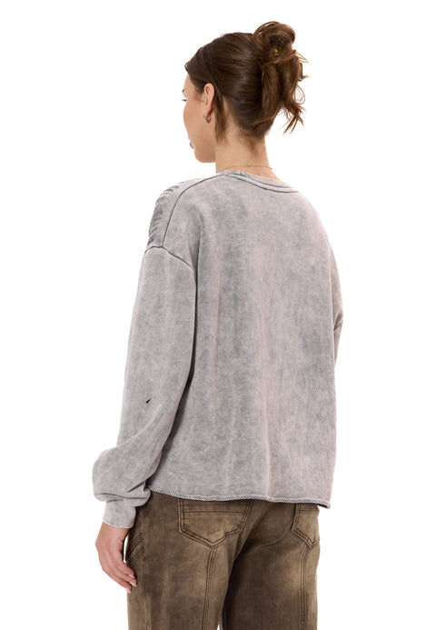 WL375 Women’s Sweatshirt – Streetwear Brush Design
