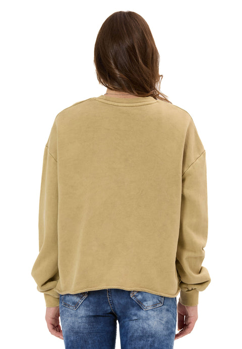 WL375 Women’s Sweatshirt – Streetwear Brush Design