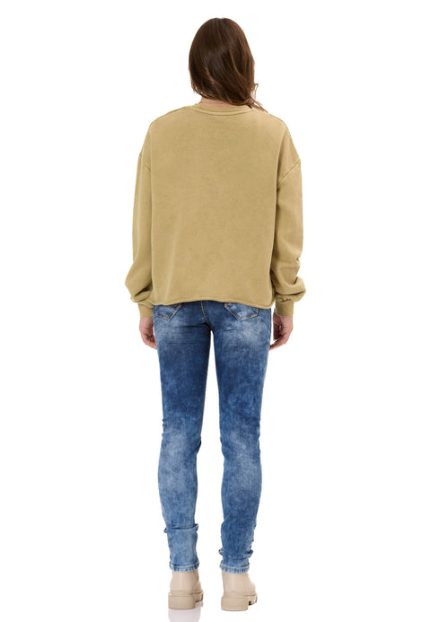 WL375 Women’s Sweatshirt – Streetwear Brush Design