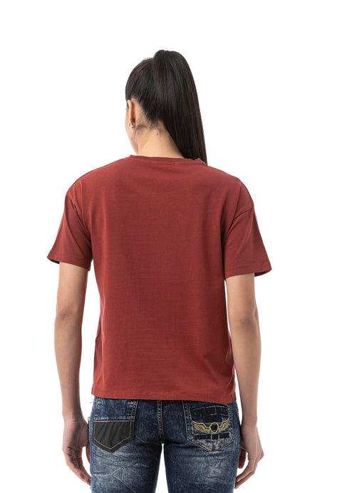 WT390 Women’s T‑Shirt – Relaxed Fit, Logo Print