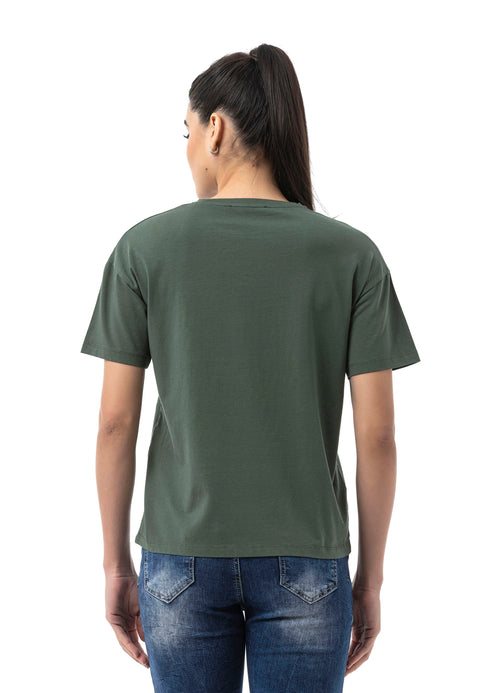 WT390 Women’s T‑Shirt – Relaxed Fit, Logo Print