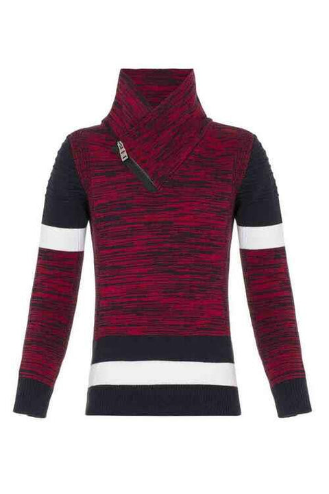 BP110 Boy's Shawl Collar Knitwear