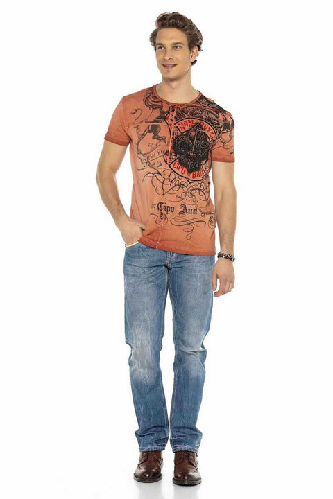 C-0595 Regular Fit Men's Jeans with Nested Pockets