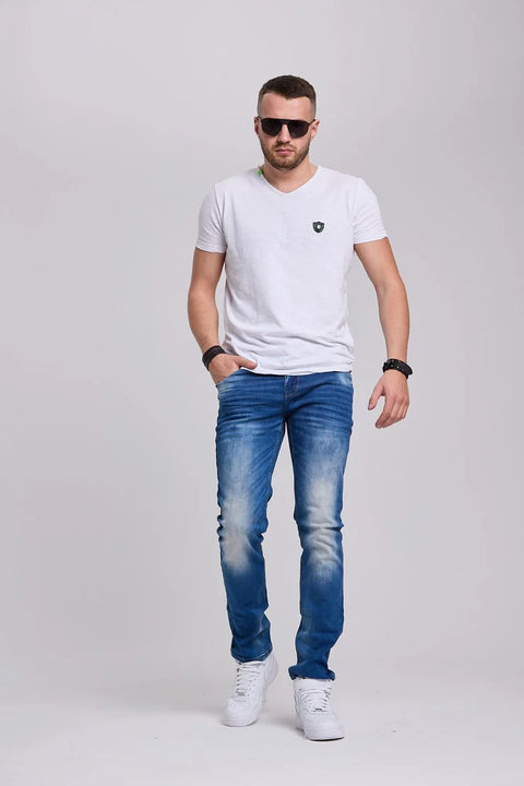 CD319B Light Slim Fit Narrow Leg Men's Jeans