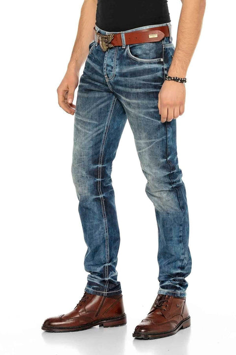 CD328 Washed Regular Fit Men's Jeans