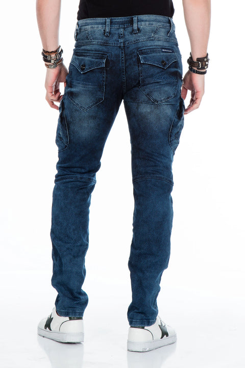 CD369 Live Fast Biker Men's Cargo Pants