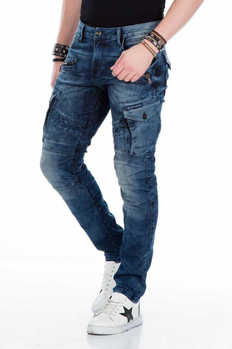 CD369 Live Fast Biker Men's Cargo Pants