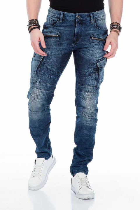 CD369 Live Fast Biker Men's Cargo Pants