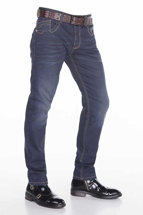 CD381 Classic Cut Extra Comfortable Jean Trousers