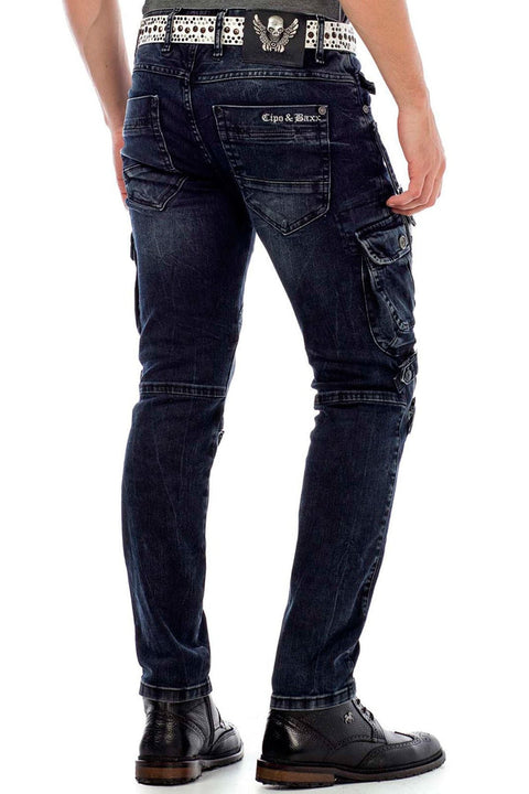 CD440 Rock Star Jeans Biker Men's Cargo Pants