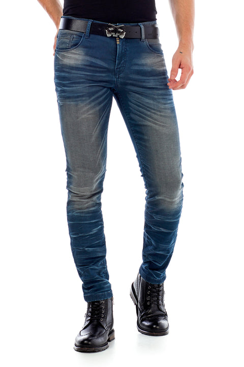 CD492 Slim Fit Low Waist Men's Jeans