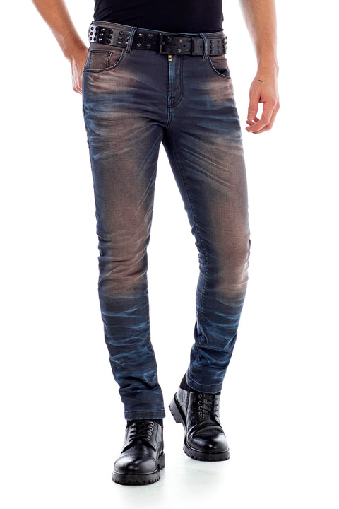 CD492 Slim Fit Low Waist Men's Jeans