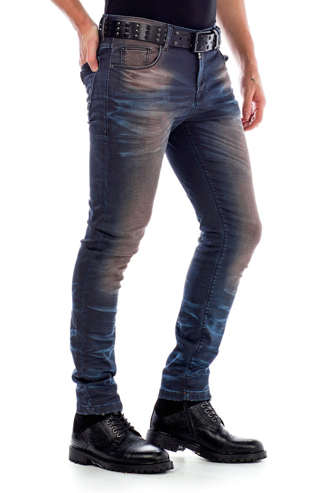 CD492 Slim Fit Low Waist Men's Jeans