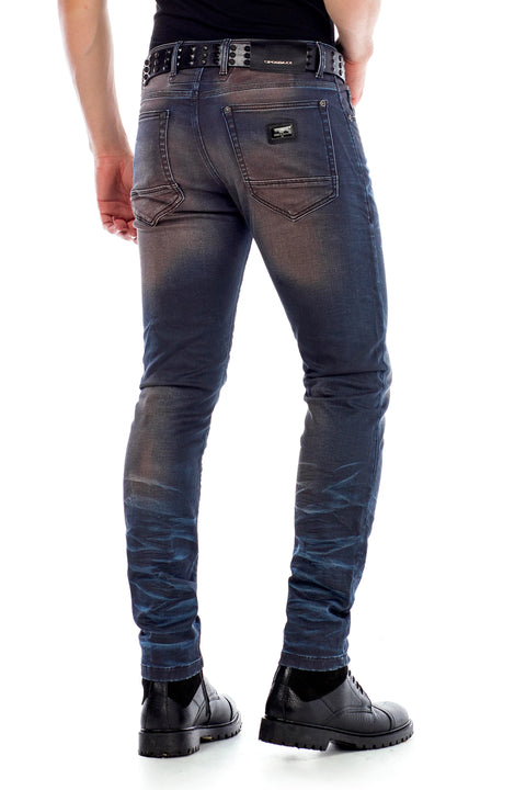 CD492 Slim Fit Low Waist Men's Jeans